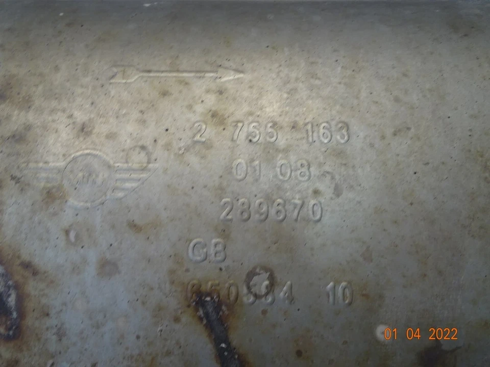 Mini R56 / 18302755161 / 2755161 / Silenciador Cooper S - Imagen 3 de 4