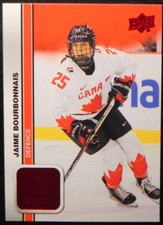 2023-24 23/24 Team Canada Juniors Women RED FOIL #49 Jaime Bourbonnais