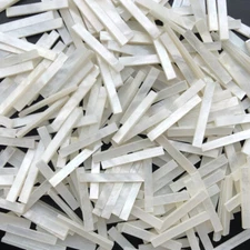 40x Mother of Pearl Inlay 7/8"x1/8"x1/16" (23x3X1.5m) Guitar Purfling Binding