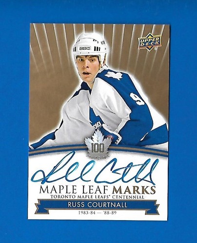 2017-18 TORONTO MAPLE LEAFS CENTENNIAL LEAF MARKS AUTOGRAPH & AKA CARD SEE LIST - Picture 74 of 91