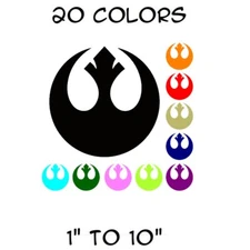 REBEL Alliance Sticker Vinyl Decal Star Wars - Car Window Wall Decor