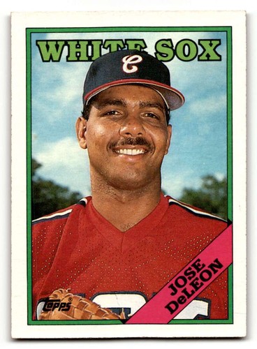 1988 Topps #634 Jose DeLeon Chicago White Sox Baseball Cards NM Near ID ...