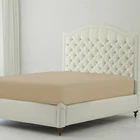 Lovely Taupe 1 PC Fitted Sheet 1000 TC OR 1200 TC Egyptian Cotton US Sizes