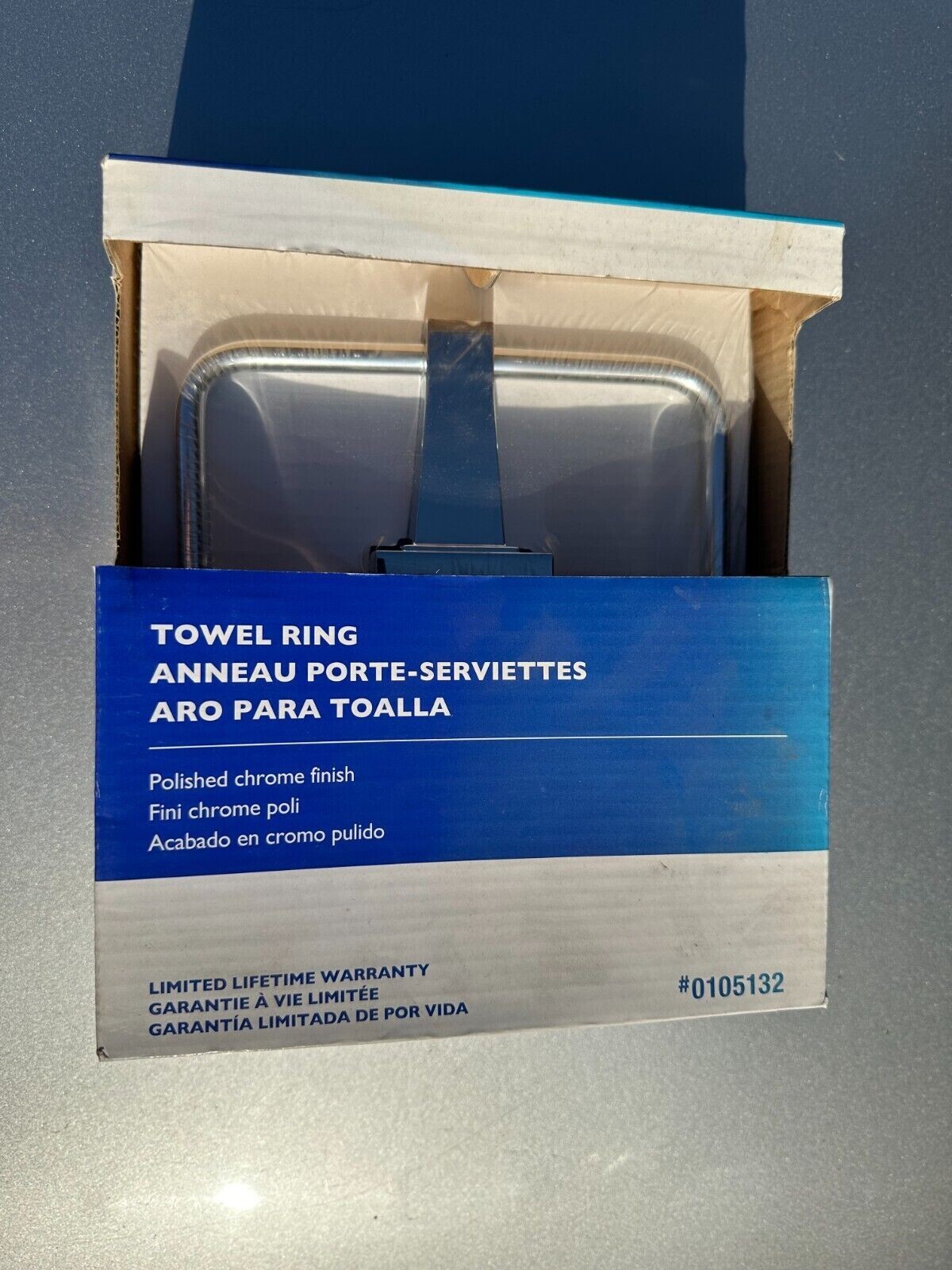 Ring Polished Chrome Finish Bathroom Shower Upc 747872980183