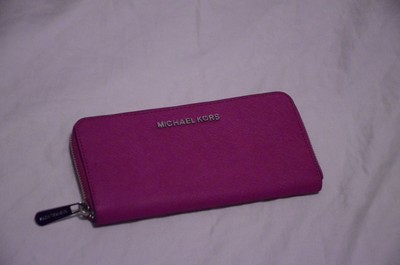 hot pink michael kors wallet