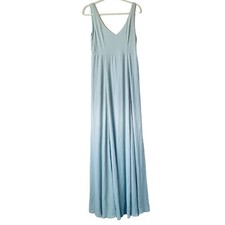 Show Me Your Mumu Weddings Jen Maxi Dress Size Large Blue 100% Polyester