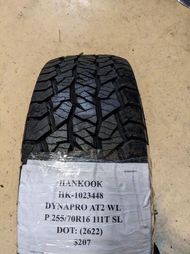 HANKOOK DYNAPRO AT2 WL P 255 70 16 111T SL TIRE 1023448 CQ2