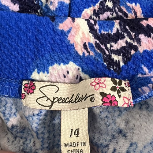 Speechless Skirt Youth Girl's Size 14 A-Line Floral Above Knee Lightweight - Picture 11 of 13