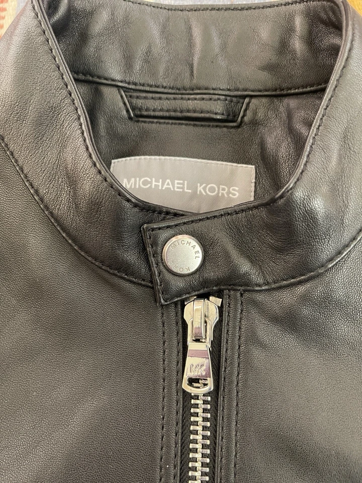 Chaqueta de cuero unisex Michael Kors TALLA: XS Foto 4 de 4