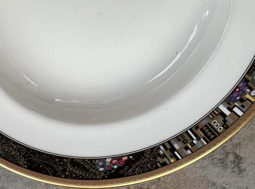 Mikasa Bone China Royal Glimmer Cagii 4 Soup Salad Pasta Bowls Art Deco Klimt - Picture 4 of 8