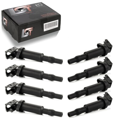 8x Zündspule Zündeinheit Zündmodul für BMW 5 6 7 X5 X6 B6 B7 3.6 4.0 4.4 4.8