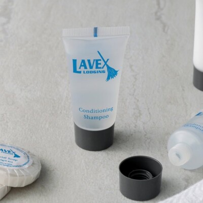 (10 UNITS) LAVEX LODGING 0.75 oz CONDITIONING SHAMPOO, FRESH SCENT/TRAVEL SIZE