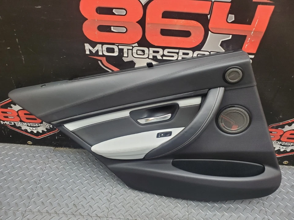 BMW M3 2015-2018 competición lado del conductor trasero cuero panel de puerta #71 Foto 2 de 4
