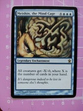 MTG - MEISHIN, THE MIND CAGE - Rare Enchantment - Saviors of Kamigawa - M/NM