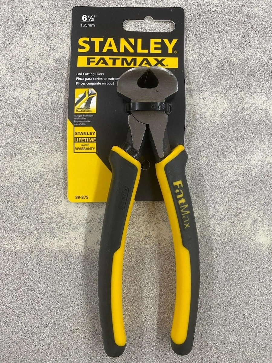 STANLEY FATMAX END CUTTING PLIERS 89-875 NEW 6 1/2 FAST SHIP 9093873