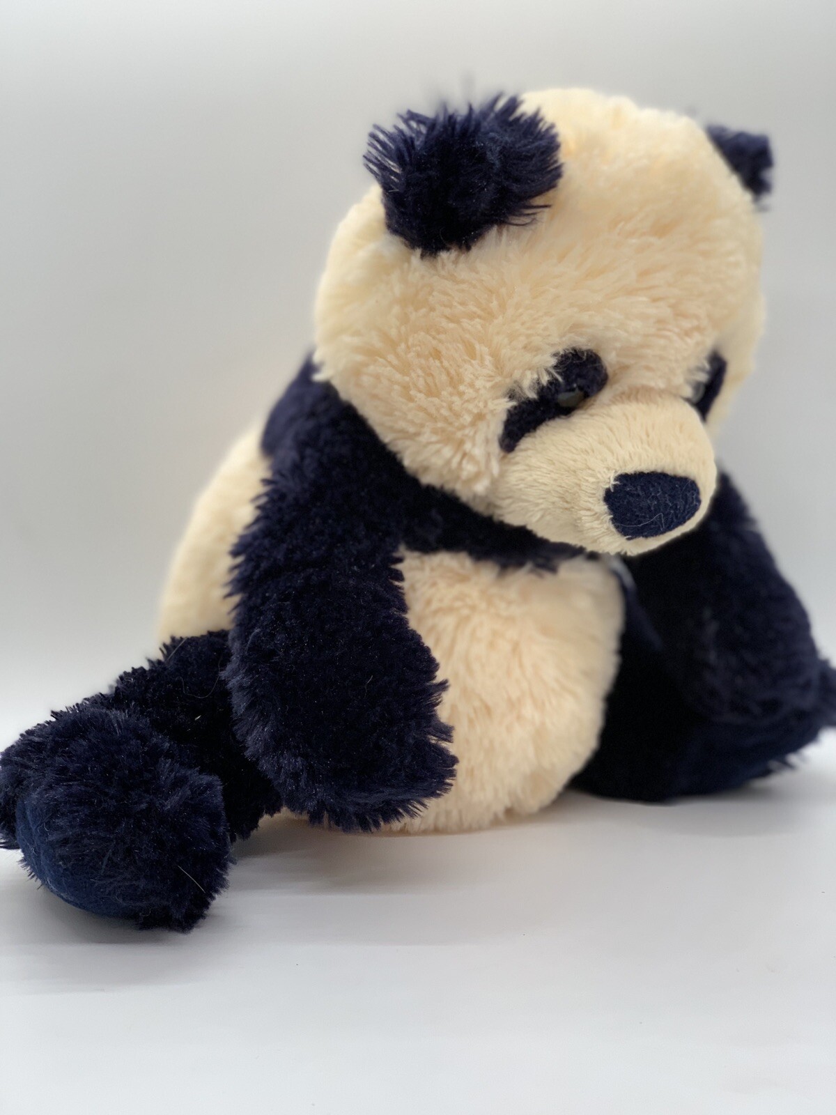 GUND Plush ZiBo Panda Teddy Bear Navy Cream Soft Stuffed Animal 9