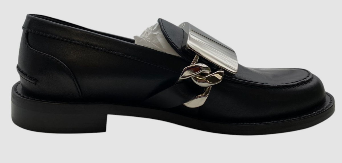 【関税込み】JW Anderson ブラック Gourmet ローファー JW Anderson Men's Black Gourmet Slip On Loafers Shoes Size