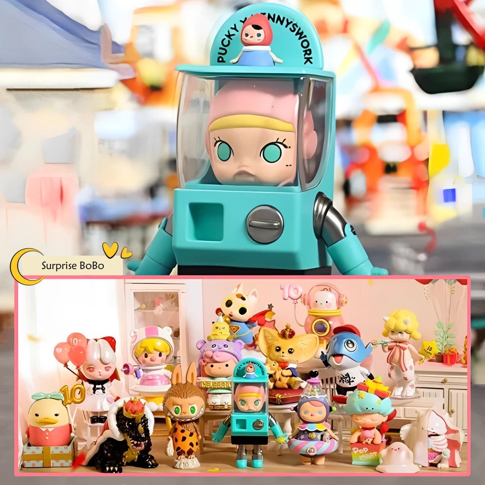 POP MART 正規品 ラブブ MOLLY 10体セット LABUBU 10th Anniversary Series Molly Confirmed Blind Box Figure Art Toys