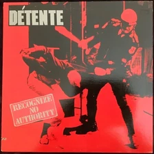 DETENTE RECOGNIZE NO AUTHORITY LP VINYL RECORD METAL BLADE THRASH METAL 1986