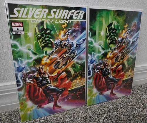 Silver Surfer Ghost Light #5 Exclusive Felipe Massafera Trade/Virgin Variant Set