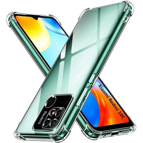 Funda Xiaomi Redmi 10C Transparente Antichoque + Cristal |