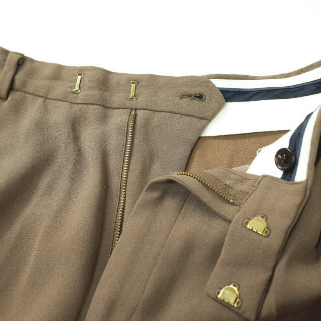 6 ROKU BEAUTY&YOUTH Japan GEORGETTE HIGH WAIST PANTS 8614-202-0025  