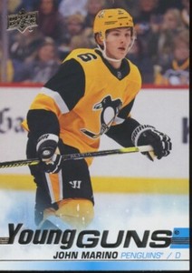 2019-20 Upper Deck Young Guns #458 John Marino - Rookie