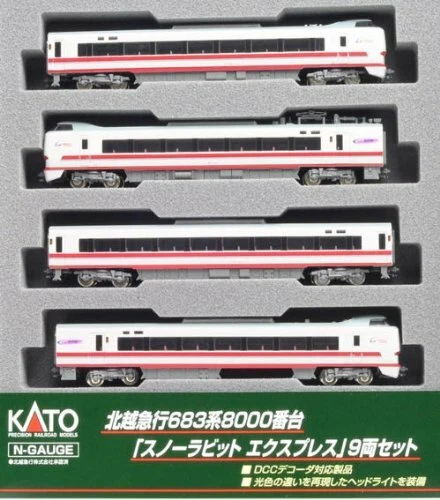 KATO N scale 683 Series 8000 Series Snow Rabbit Express 9-Car Set 10-810 Train M