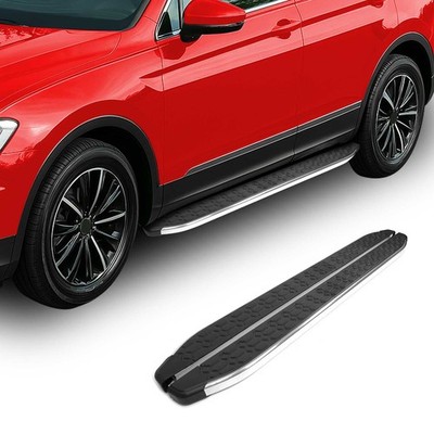 For Ram ProMaster 1500 2015-2022 OMAC USA 2524984 Blackline Silver Step Boards
