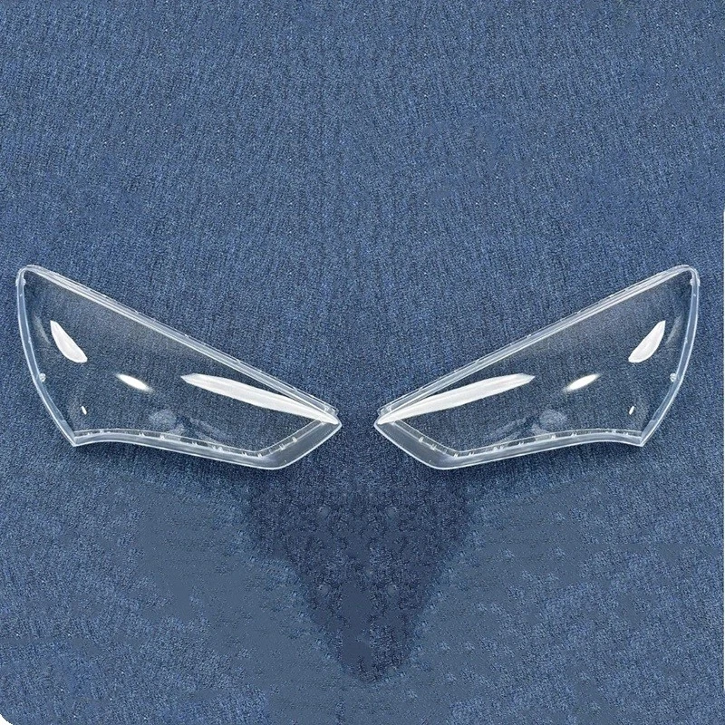 Un par de faros carcasa de lente transparente + pegamento para Hyundai Genesis cupé 2013-2016 Foto 2 de 4