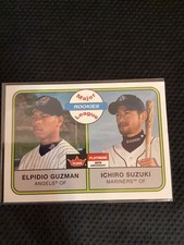 2001 Fleer Platinum #252 Ichiro Suzuki/Elpidio Guzman RC Rookie Card. rookie card picture