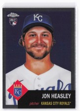 2022 Topps Chrome Platinum Anniversary Jon Heasley RC #266 Kansas City Royals