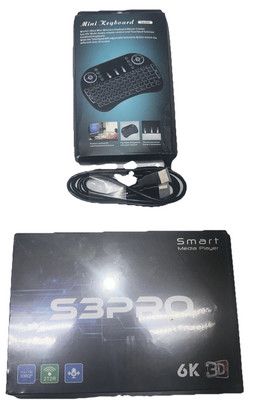 Superbox S3 Pro Dual Band Wi-Fi Smart Media Player NEW Sealed W/ Keypad