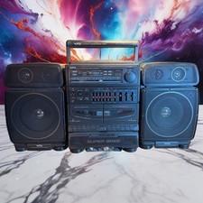 Vintage Yorx Beast Super Bass Ghetto Blaster Model 1400 All Functions Working🔥