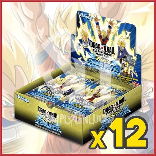 DRAGON BALL SUPER MASTERS TCG THREE GLORIOUS FIGHTERS B30 Case Factory Sealed