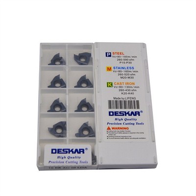 10pcs 16ER AG60 LDA Threading Carbide Inserts for processing Stainless