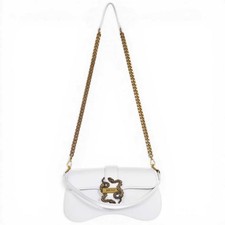 Moda Just Cavalli Borsa a spalla Iconic Snakes Donna White in Pelle Sintetica