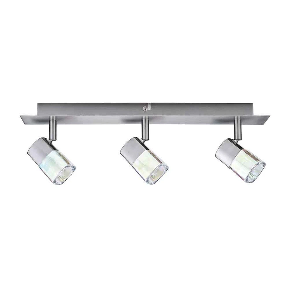 Paulmann Deckenleuchte Spotlights Hoya Nickel satiniert 3 x 42W G9 230V Halogen - Bild 1 von 1