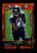 2015 Topps Chrome Orange Refractor #147 Rashad Greene Jacksonville Jaguars RC