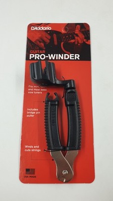 D'Addario DP0002 Pro-Winder - 3-in-1 Gitarren Saitenkurbel & Saitenschneider
