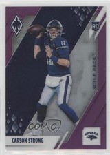 2022 Panini Chronicles Draft Picks Phoenix Purple 43/49 Carson Strong #13 y0i