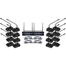 VocoPro Digital-Conference-12 Sixteen Channel UHF Wireless Conference Mic System