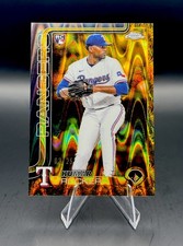 Topps 2025 Gilded Collection Kumar Rocker Rookie #55 /25 Texas Rangers