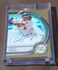 2025 Topps Five Star Francisco Alvarez Aqua Auto 27/75 New York Mets