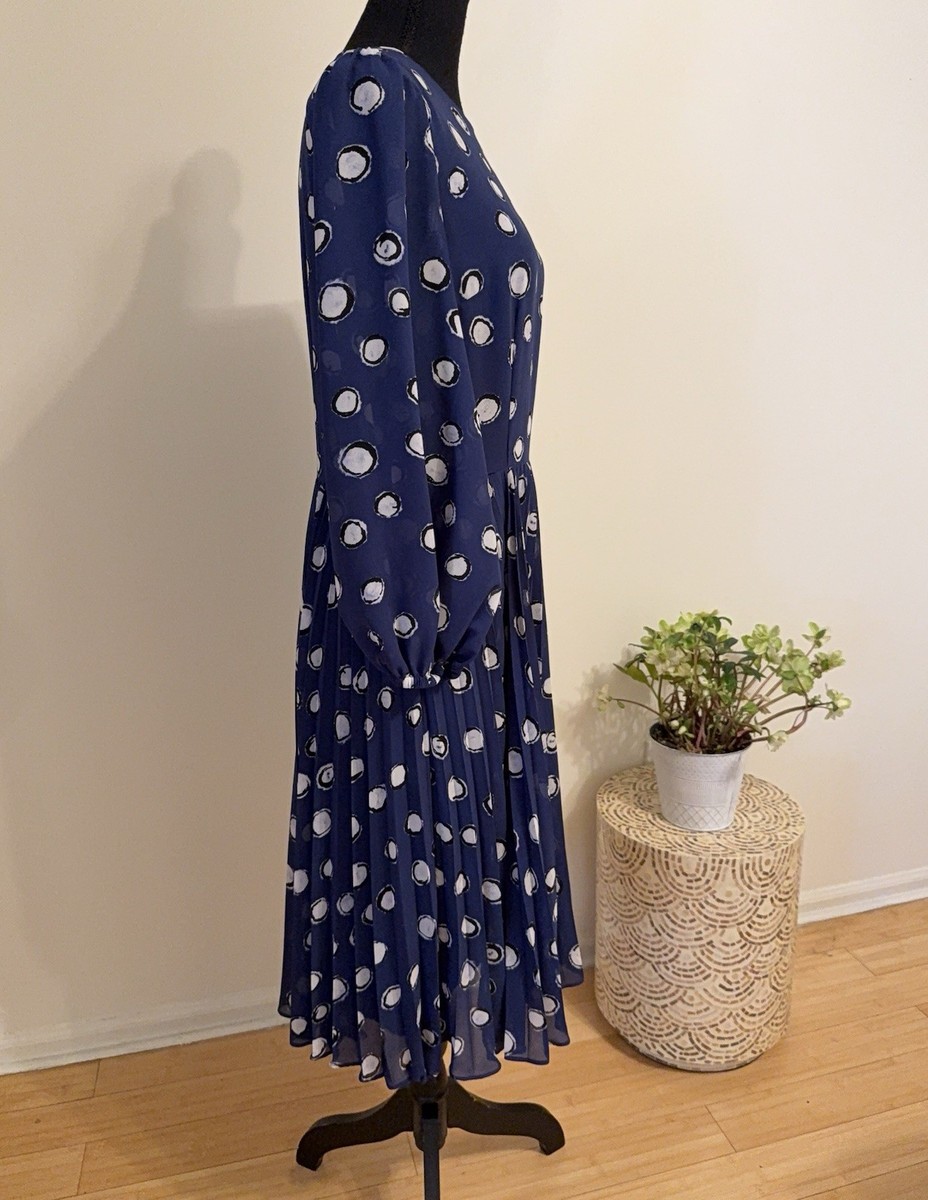 Meggy London polkadot dress long sleeves View 5