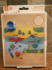 Munchkin Story Mat , BPA Free Disposable Placemats for Kids, 18 in a Pack,