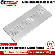 For 2003-06 Chevy Silverado Gmc Sierra Billet Aluminum Console Dash Trim Insert For 2003-06 Chevy Silverado Gmc Sierra Billet Aluminum Console Dash Trim Insert