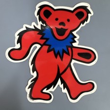 Licensed Grateful Dead Red Dancing Bear, 1981 GDP Inc