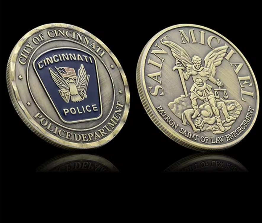 CINCINNATI Police Collector Challenge COIN Gedenk Sammler Münze Abzeichen OHIO