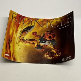 LEGO BIONICLE: Tahu Nuva #8572 Mask And Manual Only - No Figure!